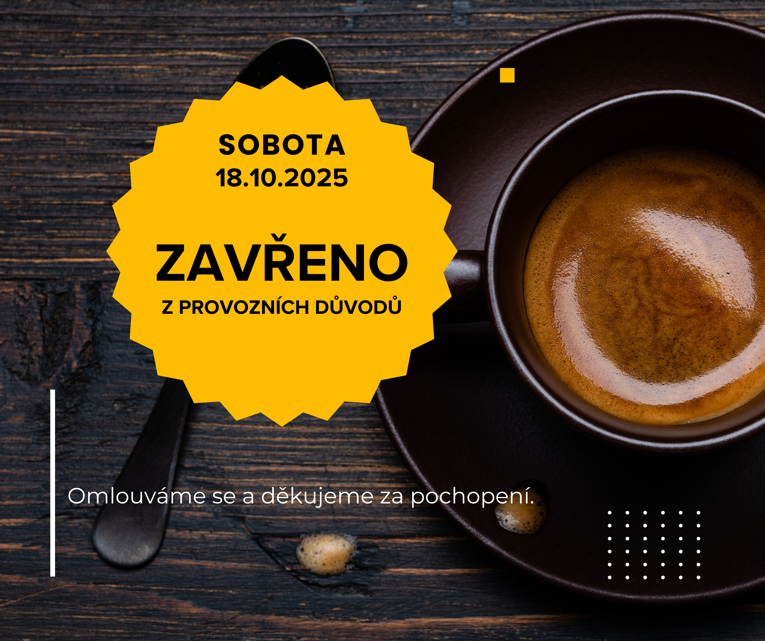V sobotu 18.10.2
